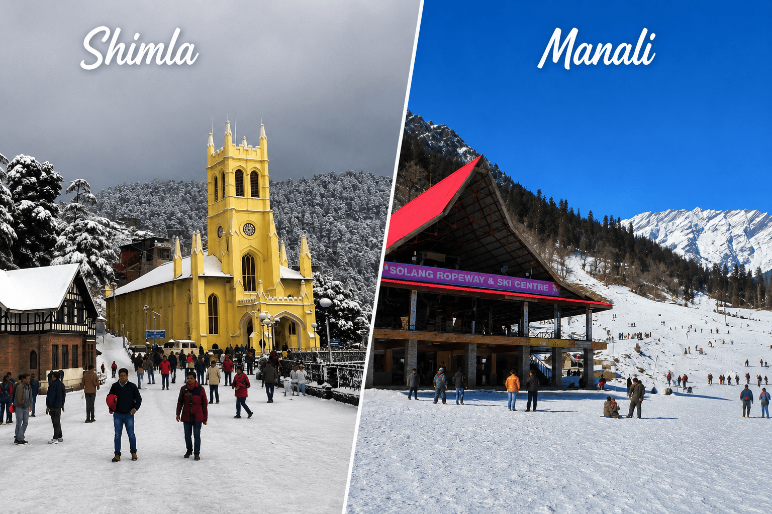 Shimla & Manali tour package