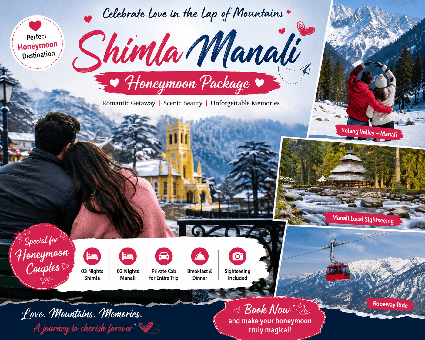 Shimla Manali Honeymoon Tour Package tour package